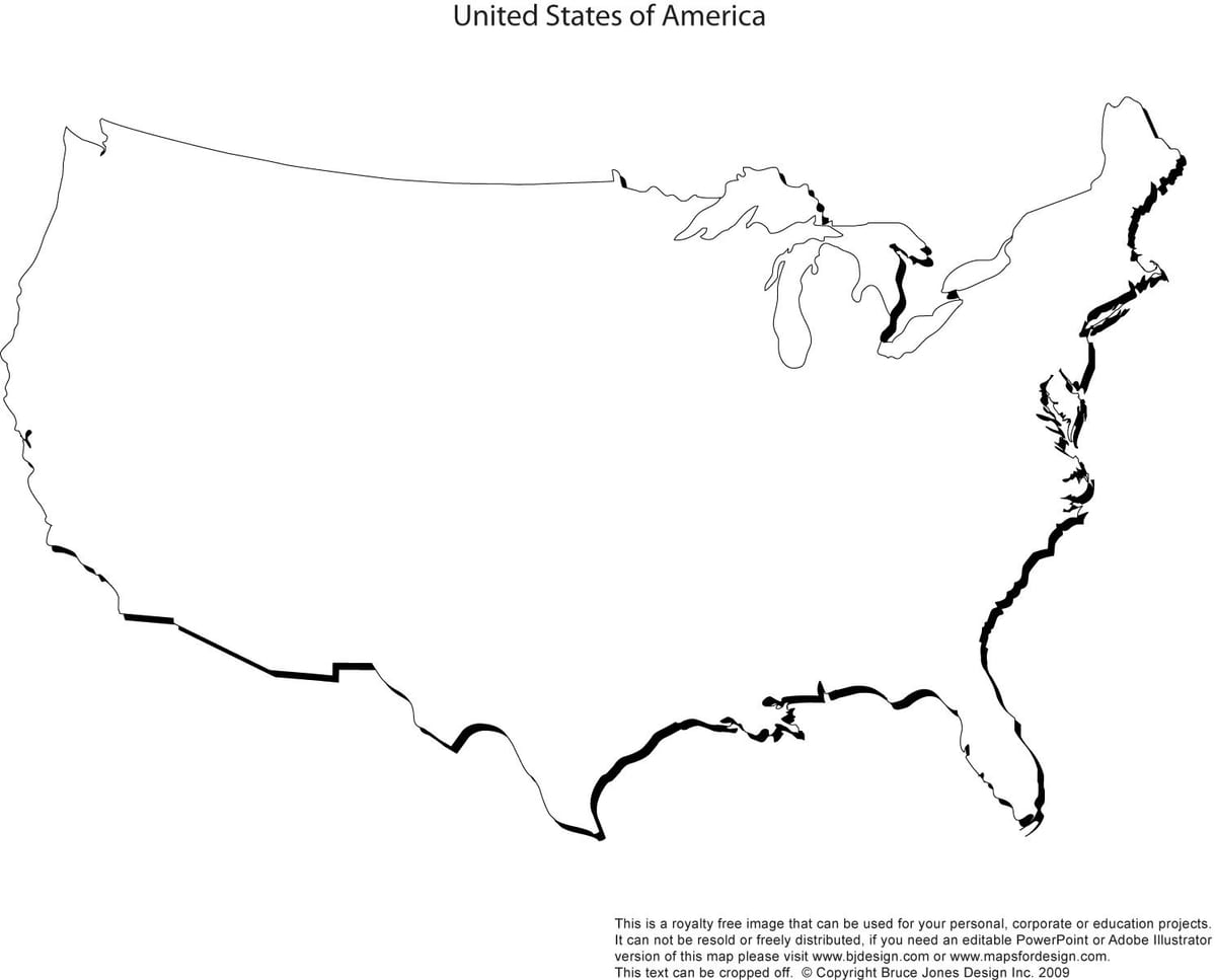 USA o mapa