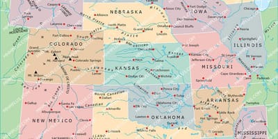 Mapa da central NOS