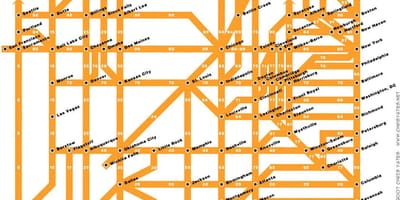 Sistema de rodovias interestaduais mapa