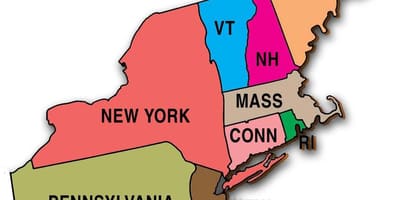 Nordeste Estados mapa