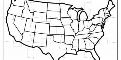 Mapa de quebra-cabeça EUA