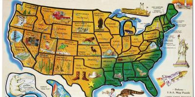 Mapa de viagens dos EUA